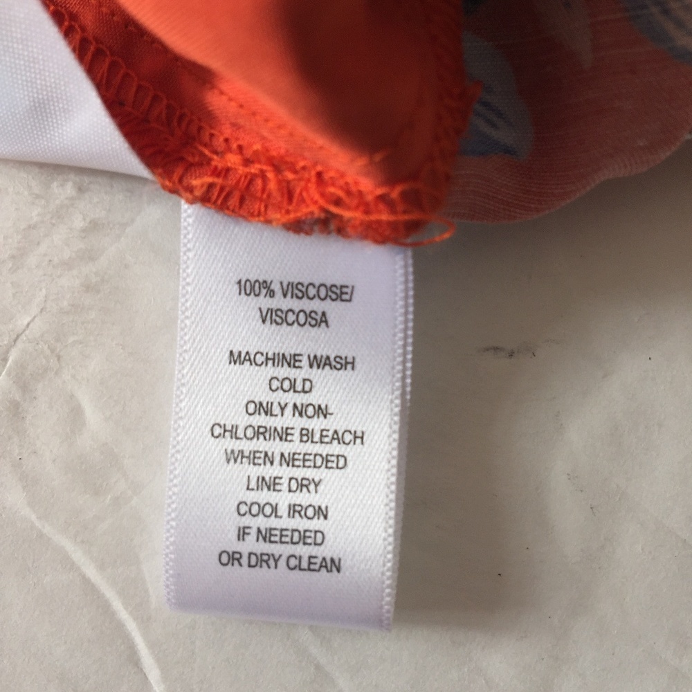 Ann Taylor LOFT Orange Floral Flower Shorts 8 NWT - Picture 7 of 7